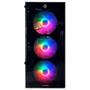 Gabinete Gamer Hayom Gb1759 3 Fans RGB S/fonte Midtower Vidro Temperado Preto - Gb1759