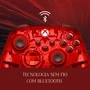 Controle Sem Fio XBOX Series S X One Vermelho Transparente