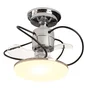 Ventilador De Teto Treviso Cromado Elegance LED Bivolt