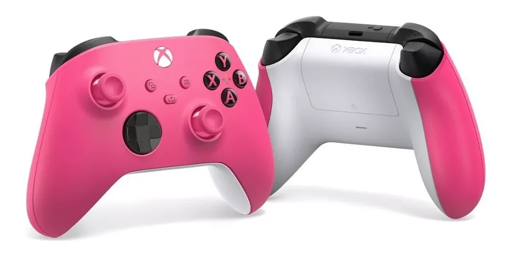 Controle Sem Fio Microsoft XBOX One – Shock Rosa , Compatível Com Series X|s E PC. Controle Sem Fio Microsoft XBOX One – Shock Rosa , Compatível Com Series X|s E PC.