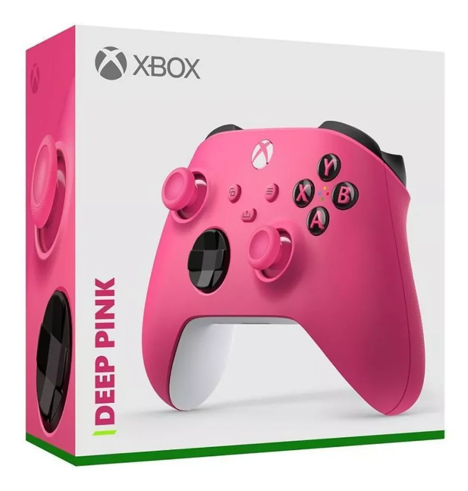Controle Sem Fio Microsoft XBOX One – Shock Rosa , Compatível Com Series X|s E PC. Controle Sem Fio Microsoft XBOX One – Shock Rosa , Compatível Com Series X|s E PC.
