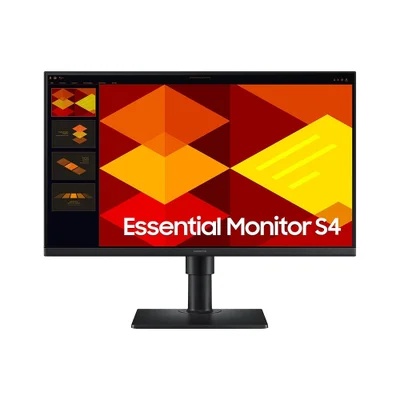 Monitor Samsung 27”, Fhd, Ajuste De Altura, 100hz, Usb Hub, Display Port, HDMI, Preto, S4 27”