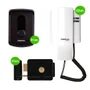 Kit Porteiro Ipr 8010 Intelbras + 1 Monofone Ipr 8000 In + 1 Fechadura Fx 500 Intelbras Preta