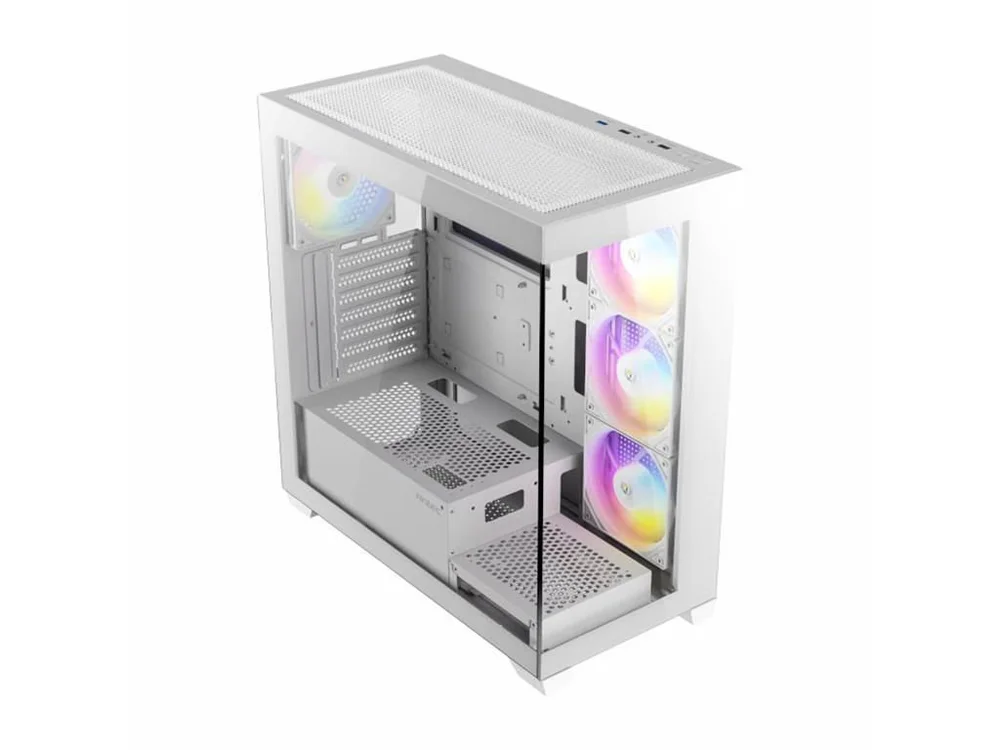 Gabinete Gamer Antec Cx300 RGB Elite Branco Lateral De Vidro Atx/micro-atx/itx Com 4 Fans Gabinete Gamer Antec Cx300 RGB Elite Branco Lateral De Vidro Atx/micro-atx/itx Com 4 Fans