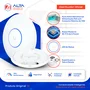 U6 Pro Ubiquiti Com Fonte 15w 48v | Roteador Wi-fi 6 Access Point 5.3 Gbps + Injetor Poe