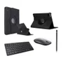 Kit Capa C/ Teclado E Mouse Bluetooth P/ Tablet Pad6