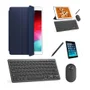Capa Smart Azul Teclado, Mouse, Pel, Can Stylus Tablet 9 10.2