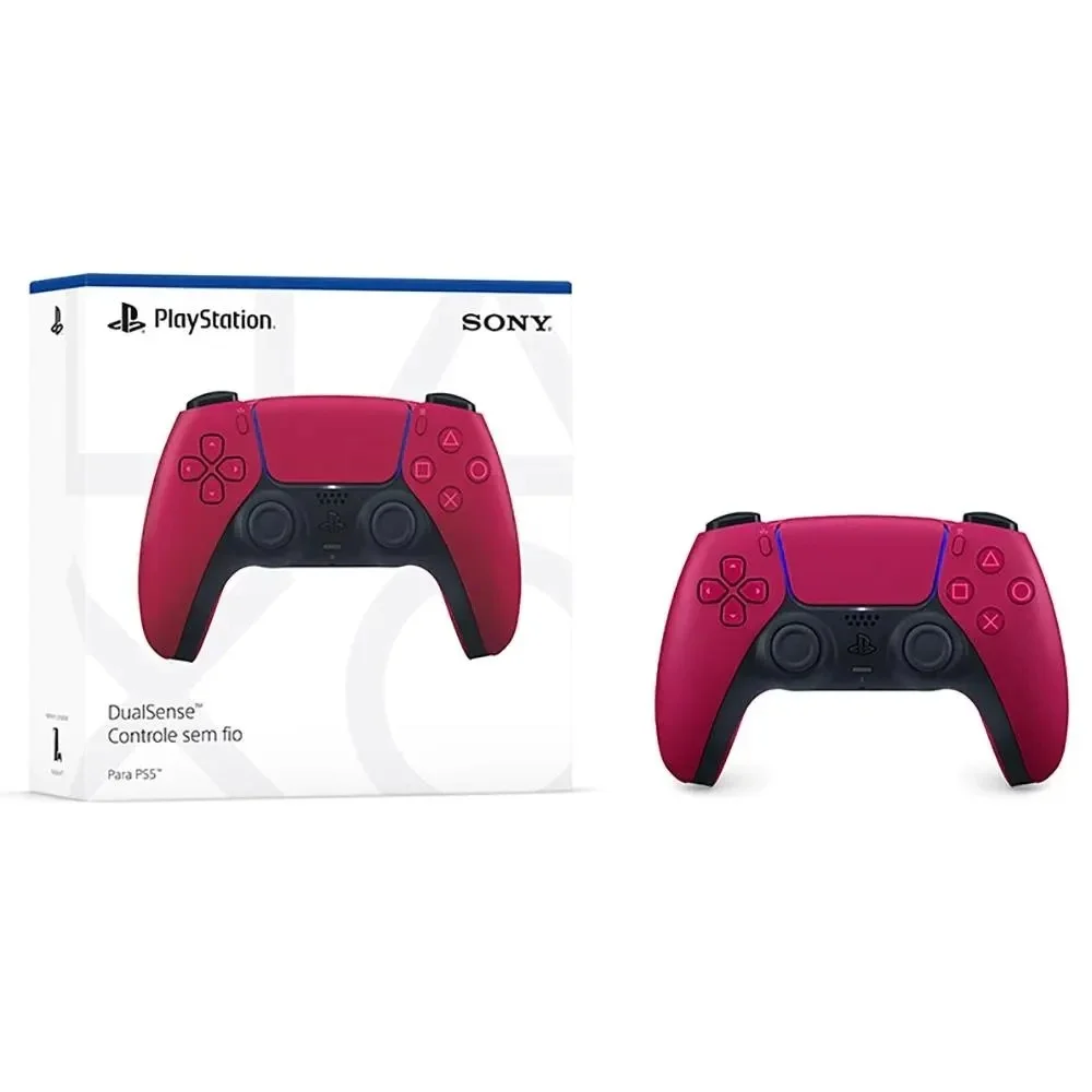 Controle Joystick Sem Fio Sony Playstation Dualsense CFI-ZCT1W Cosmic Red