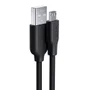 Cabo Usb A P/micro Usb 1hora 2.1a Macho/macho 1m Preto