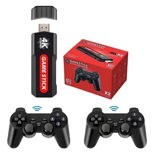 Game Retro 37000 Jogos 4k Com 2 Controles Sem Fio Game Retro 37000 Jogos 4k Com 2 Controles Sem Fio