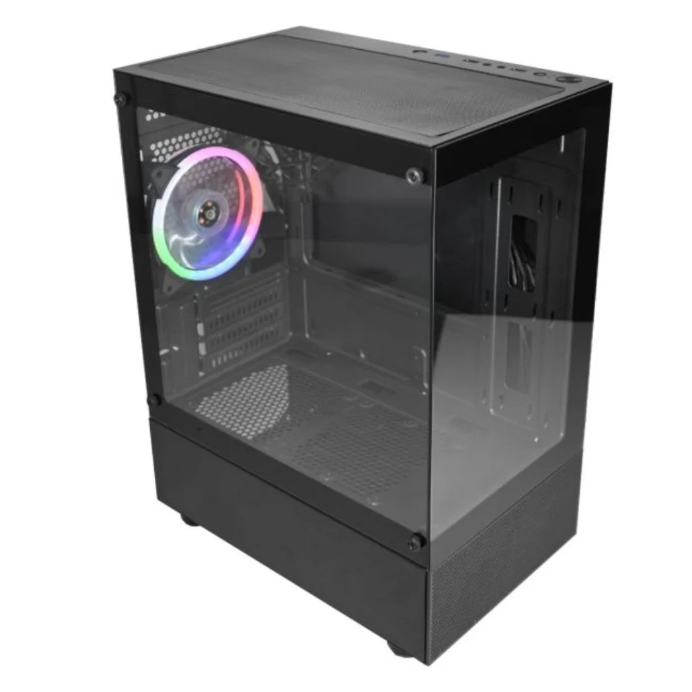 Gabinete Gamer Kmex Cg-02tw Aquario 3 Fans Gabinete Gamer Kmex Cg-02tw Aquario 3 Fans