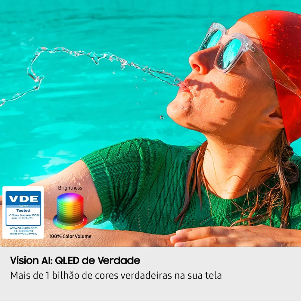 Samsung Vision AI TV 55" QLED Ultra 4K Q8F 2025, Pontos Quânticos, Processador com AI, Xbox Cloud Gaming