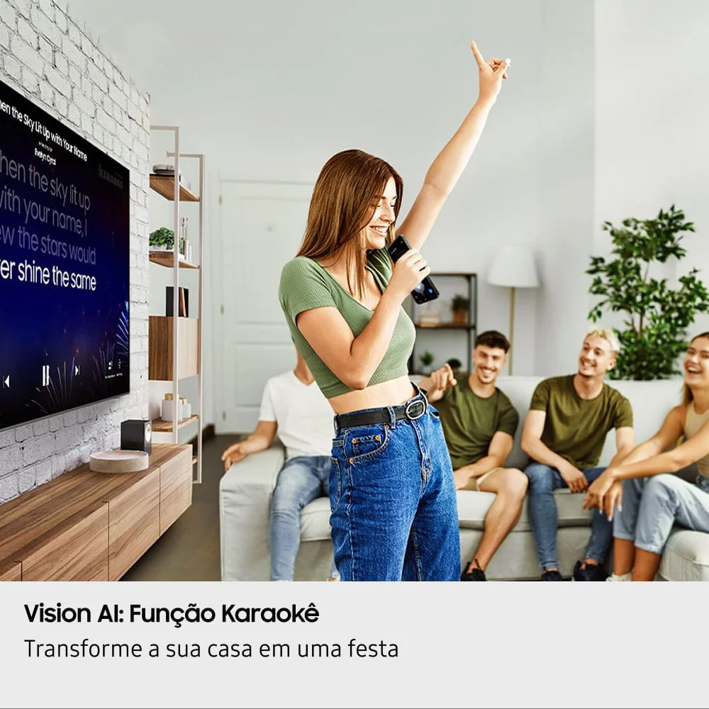 Samsung Vision AI TV 55" QLED Ultra 4K Q8F 2025, Pontos Quânticos, Processador com AI, Xbox Cloud Gaming