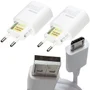 Kit 2 Carregadores   Celular Samsung Micro Usb Branco