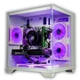 PC Computador Gamer Ryzen 5 5500 | RTX 5060 Ti 8GB | 32gb Ddr4 | SSD 1TB Nvme | Branco Aquario - Setup Avançado