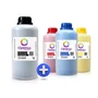 Kit Refil De Pó De Toner M255dw, M255, M283fdw, M283, W2110a, 206a Preto + Coloridos 1kg