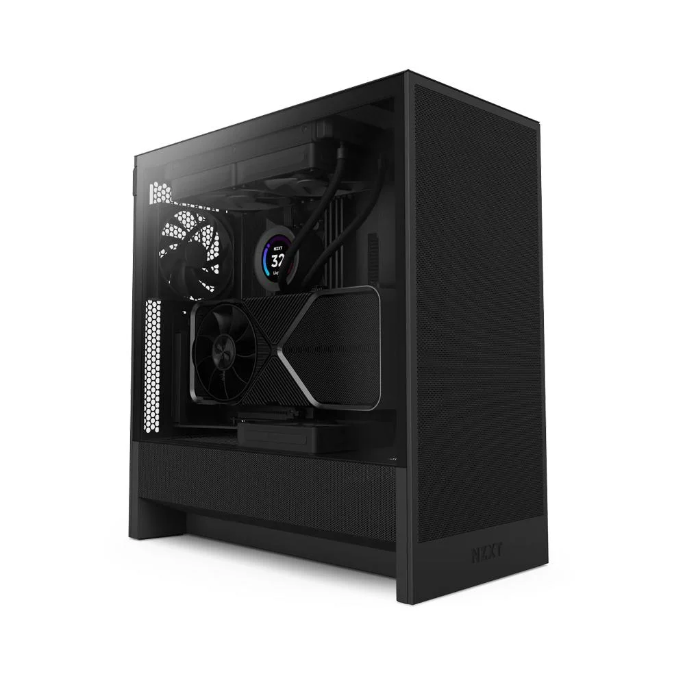 Gabinete Gamer Nzxt H5 Flow Mid Tower Compacto Preto Gabinete Gamer Nzxt H5 Flow Mid Tower Compacto Preto