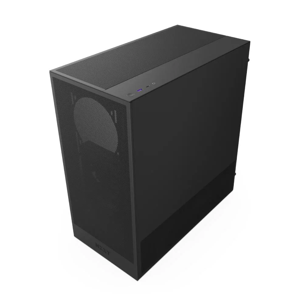 Gabinete Gamer Nzxt H5 Flow Mid Tower Compacto Preto Gabinete Gamer Nzxt H5 Flow Mid Tower Compacto Preto