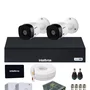 Kit 2 Câmeras Intelbras 1120b Dvr Mhdx 4 Canais Intelbars Com SSD 512gb.