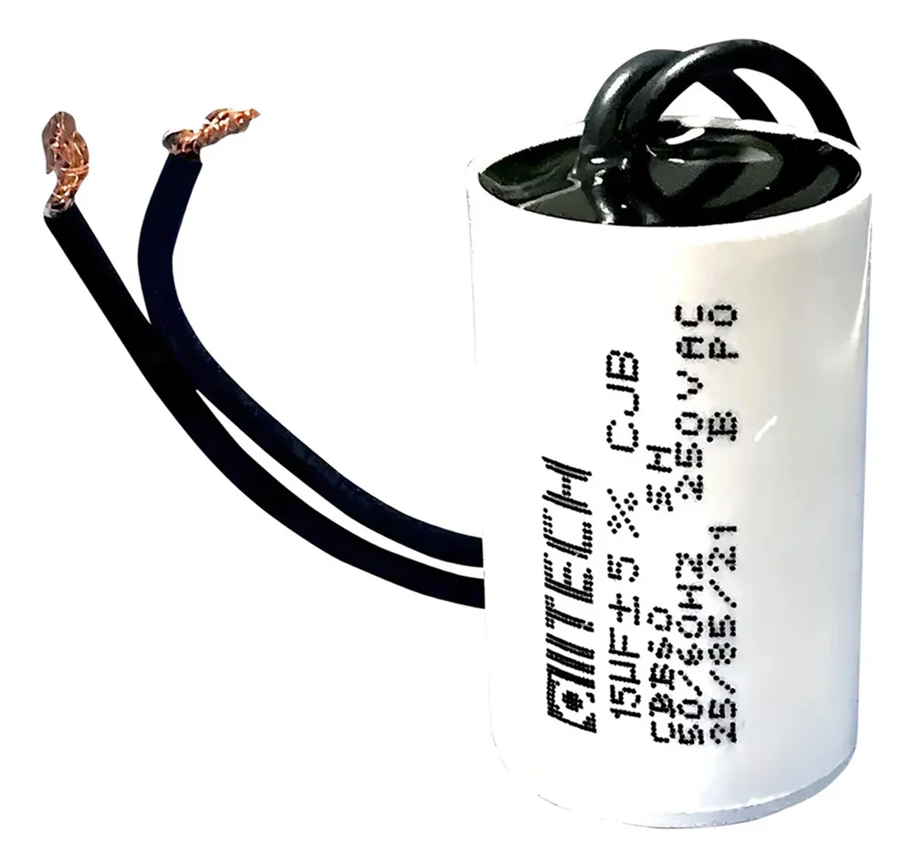 Kit 5pçs Capacitor De Partida Acv15uf 250v Portão Eletrônico