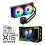 Water Cooler RGB G-vr240, 240mm, Revenger Preto ****