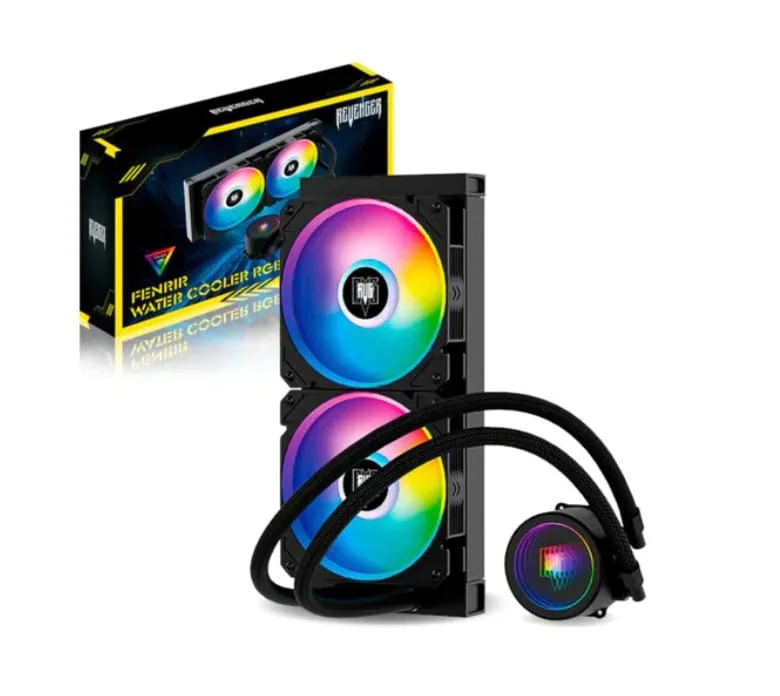 Water Cooler RGB G-vr240, 240mm, Revenger Preto **** Water Cooler RGB G-vr240, 240mm, Revenger Preto ****