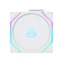 Kit 3 Fans 120mm Lian Li Uni Fan Tl Wireless Lcd 120 Reverse Blade, ARGB, C/ Controladora, White - 12rtllcd1w3w