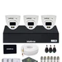 Kit  Intelbras 3 Câmeras Vhd 1220d Full Color Imagem Colorida Dvr Mhdx 1104-c Intelbras  SSD 512gb Instalado.