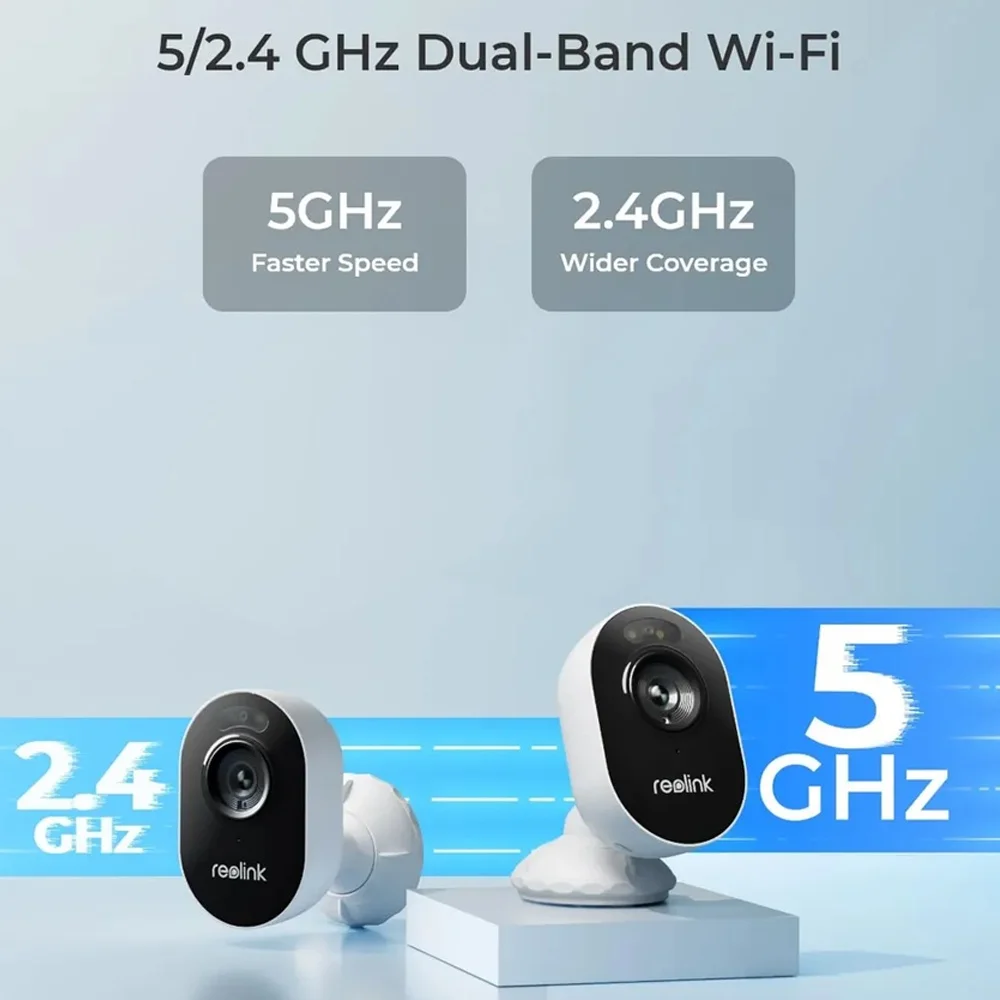 Câmera Segurança Reolink Lumus 2k Wifi Dual-band Branca