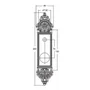 Fechadura 1500/06 Externa Tetra Chave Espelho Colonial 55mm Stam