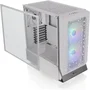 Gabinete Gamer Thermaltake Ceres 300 Tg ARGB Snow, Mid Tower, Vidro Temperado, E-atx, White, Sem Fonte, Com 3 Fans, Ca-1y2-00m6wn-00