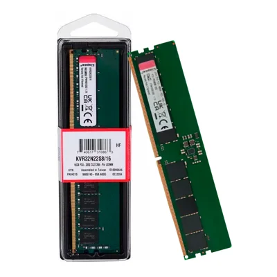 Memoria 16gb Ddr4 3200 Cl 22 1,2v Desktop 1rx8 Low Profile Kvr32n22s8l/16 Kingston