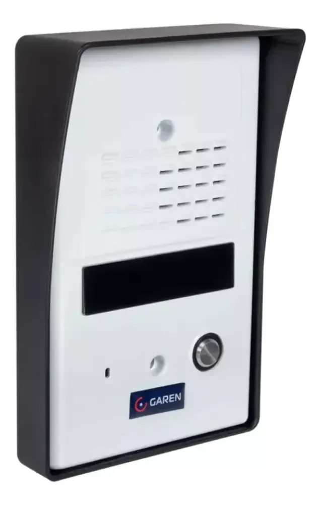 Interfone Garen Pp Branco Abs + Monofone Branco Pe02pb-g