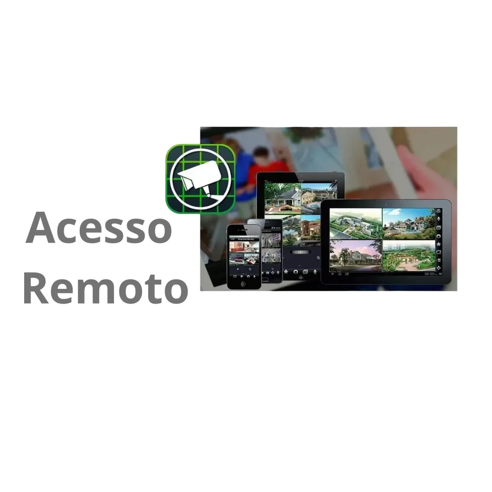 Kit 2 Câmera De Segurança Intelbras Vhd 3220b Full Color Com Áudio Dvr 4ch C/hd