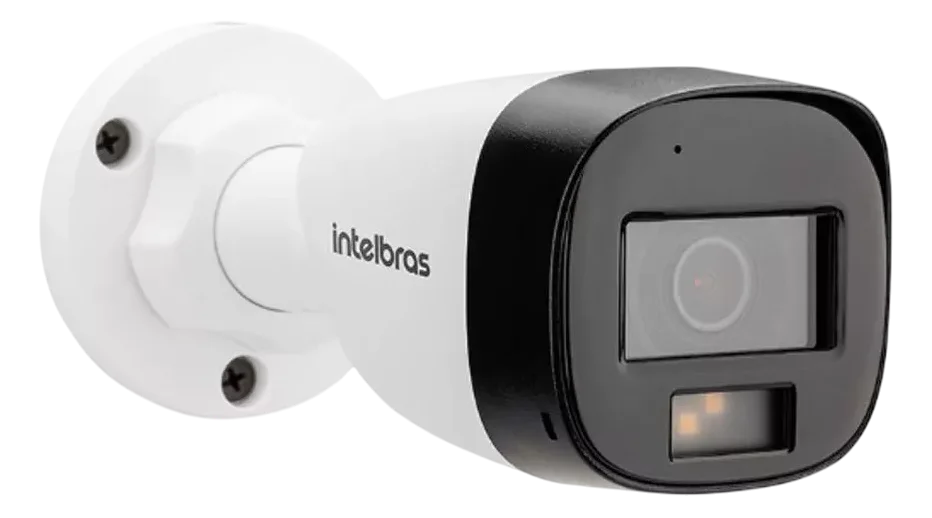 Kit 2 Câmera De Segurança Intelbras Vhd 3220b Full Color Com Áudio Dvr 4ch C/hd
