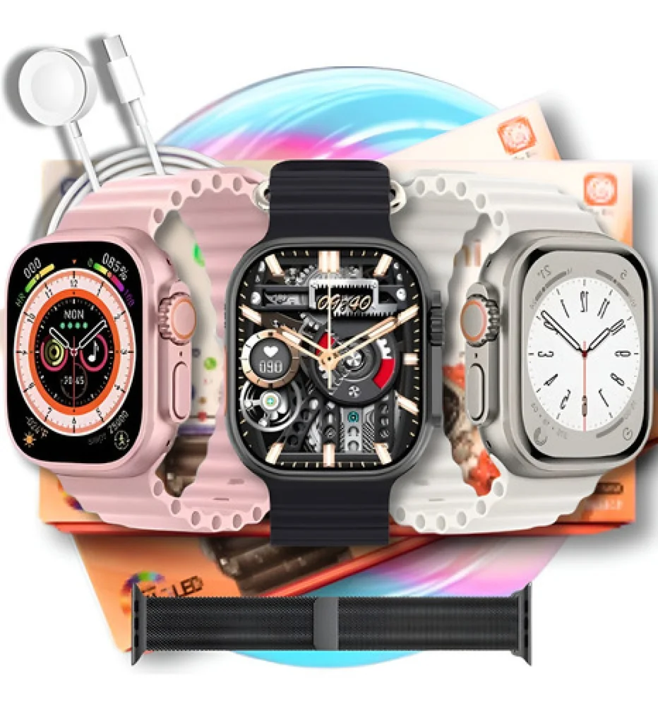 Smartwatch Hw9 Series 9 Pulso Fino Ultra Mini 2 Multiiras Esporte Preto Smartwatch Hw9 Series 9 Pulso Fino Ultra Mini 2 Multiiras Esporte Preto