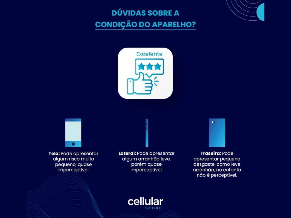 Usado: Iphone 14 128 Gb Preto - Excelente