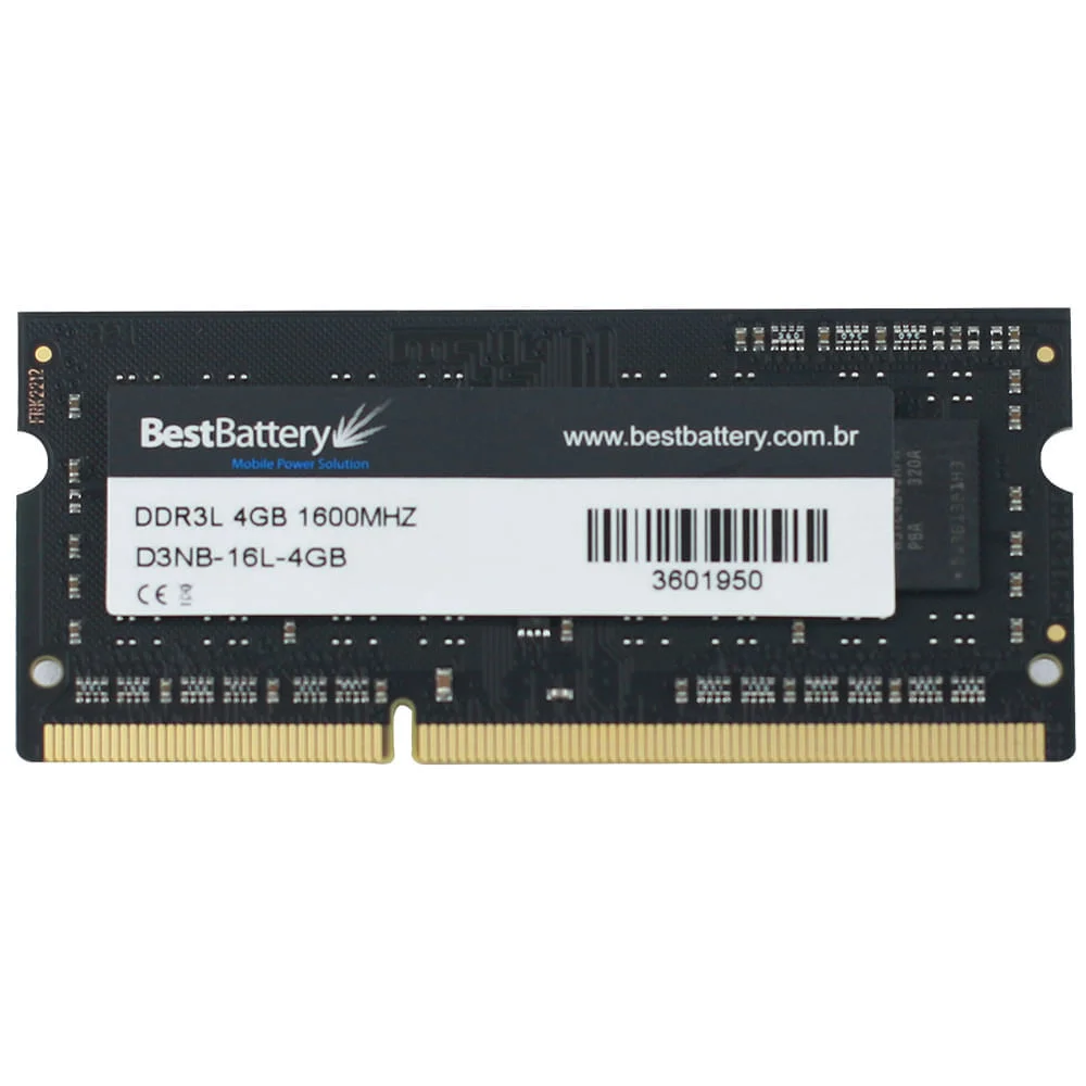 Memoria Ddr3l 1,35v Para Notebook 4gb 1600mhz Bestbattery Memoria Ddr3l 1,35v Para Notebook 4gb 1600mhz Bestbattery