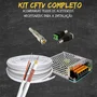 Kit Monitoramento 5 Câmeras Intelbras Vhd 3220 B Full Color Com Áudio Dvr Intelbras 08 Canais 1108-c Acompanha Hd 2TB.