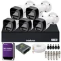 Kit 5 Câmeras Intelbras Alta Qualidade Vhd 1220 B Full Color Dvr Intelbras 08 Canais 1108-c C/hd Purple.