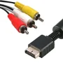 Cabo Áudio E Vídeo Para Playstation 1, Ps2 E Ps3, 1,80m.