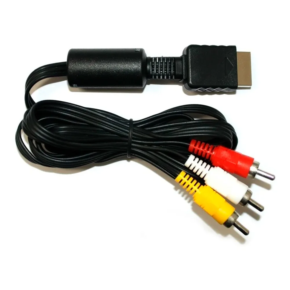 Cabo Áudio E Vídeo Para Playstation 1, Ps2 E Ps3, 1,80m. Cabo Áudio E Vídeo Para Playstation 1, Ps2 E Ps3, 1,80m.
