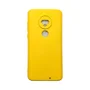 Capa Moto G7 / G7 Plus Silicone Aveludada Colorida Capinha Anti Impacto G7 / G7 Plus:amarelo Mostarda