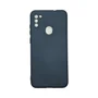 Capa Samsung A11 Silicone Aveludada Protege Câmera Colorida Capinha Anti Impacto A11:cinza Escuro