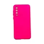 Capa Xiaomi Mi 9 Se  Silicone Aveludada Protege Câmera Colorida Capinha Anti Impacto Mi 9 Se:pink