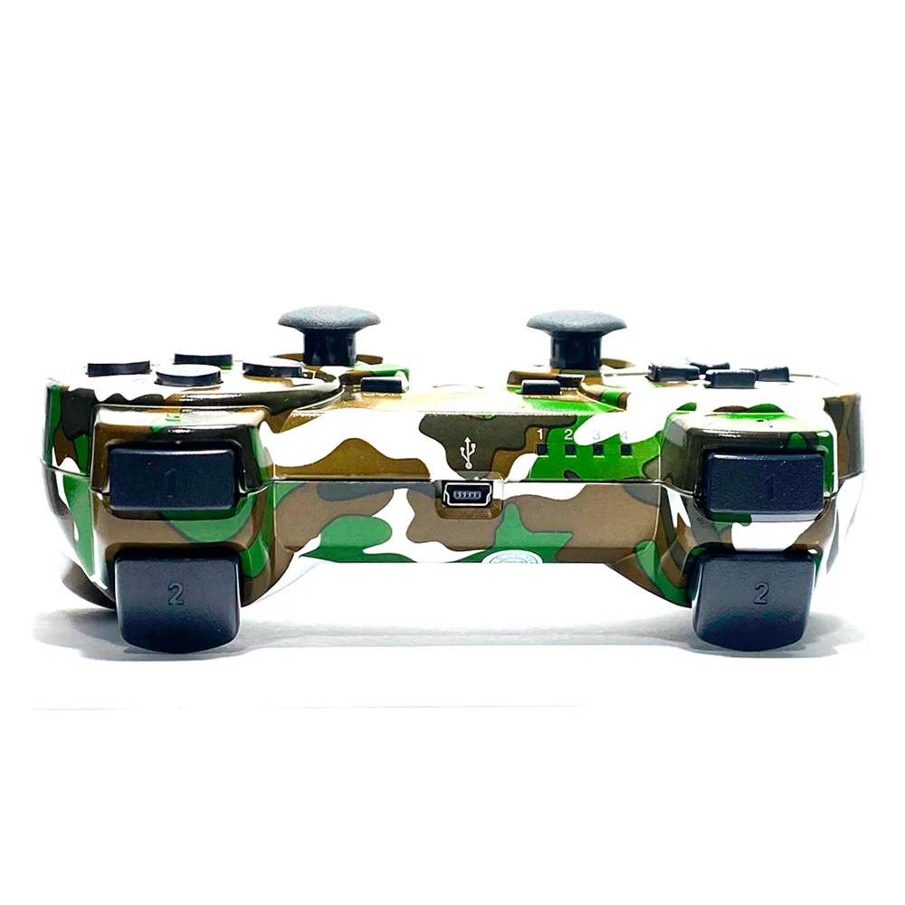 Controle Joystick Compatível Com Ps3 Playstation 3 Dual Shock 3 - Verde