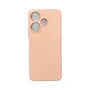 Capa Xiaomi Redmi 13 4g Silicone Aveludada Protege Câmera Colorida Capinha Anti Impacto Redmi 13 4g:nude
