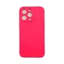 Capa Iphone 13 Pro Max Silicone Aveludada Protege Câmera Colorida Capinha Anti Impacto Cor:pink