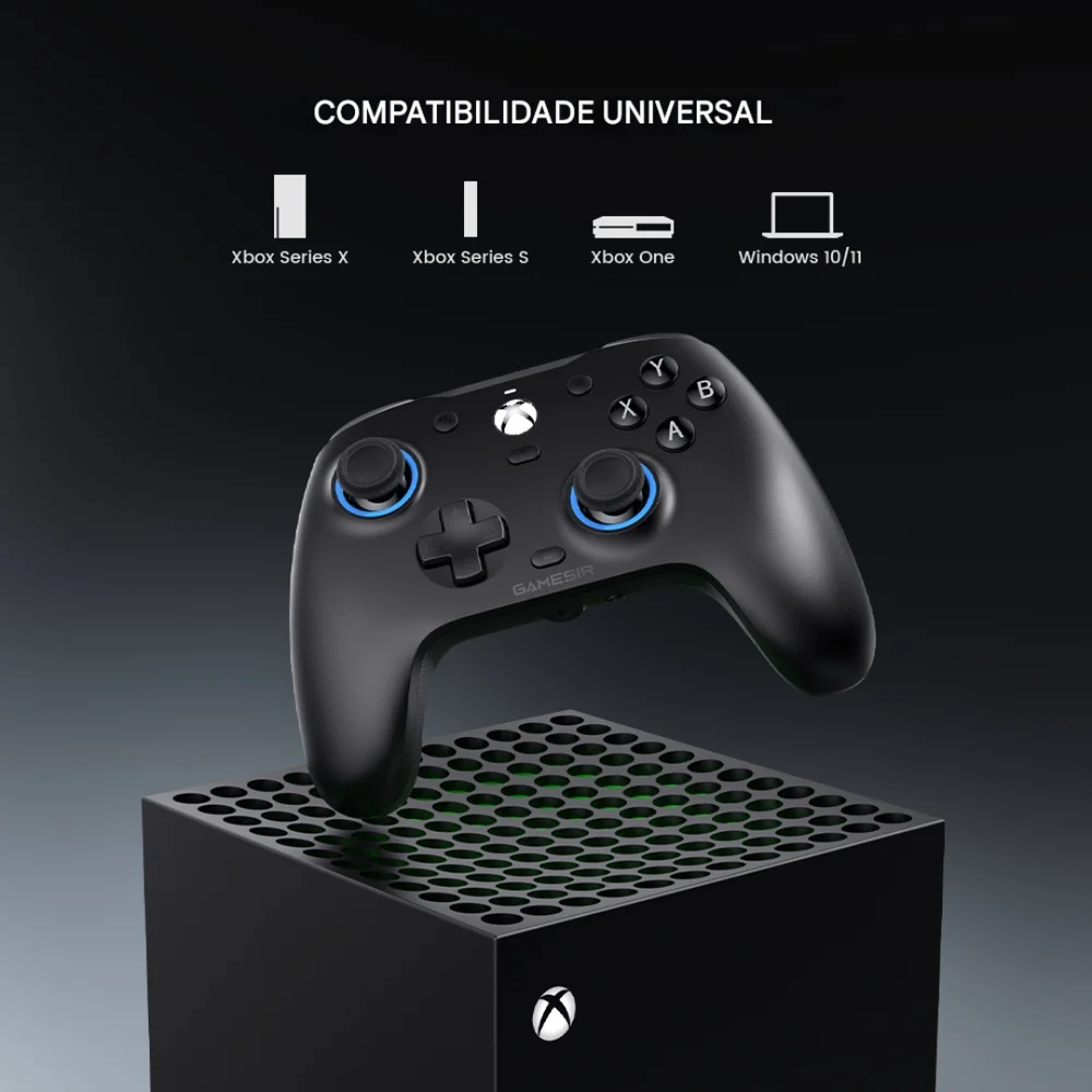 Controle GameSir G7 SE com Fio para Xbox One, Series S/X PC com Hall Effect Botões Membrana Paddles - Preto Controle GameSir G7 SE com Fio para Xbox One, Series S/X PC com Hall Effect Botões Membrana Paddles - Preto