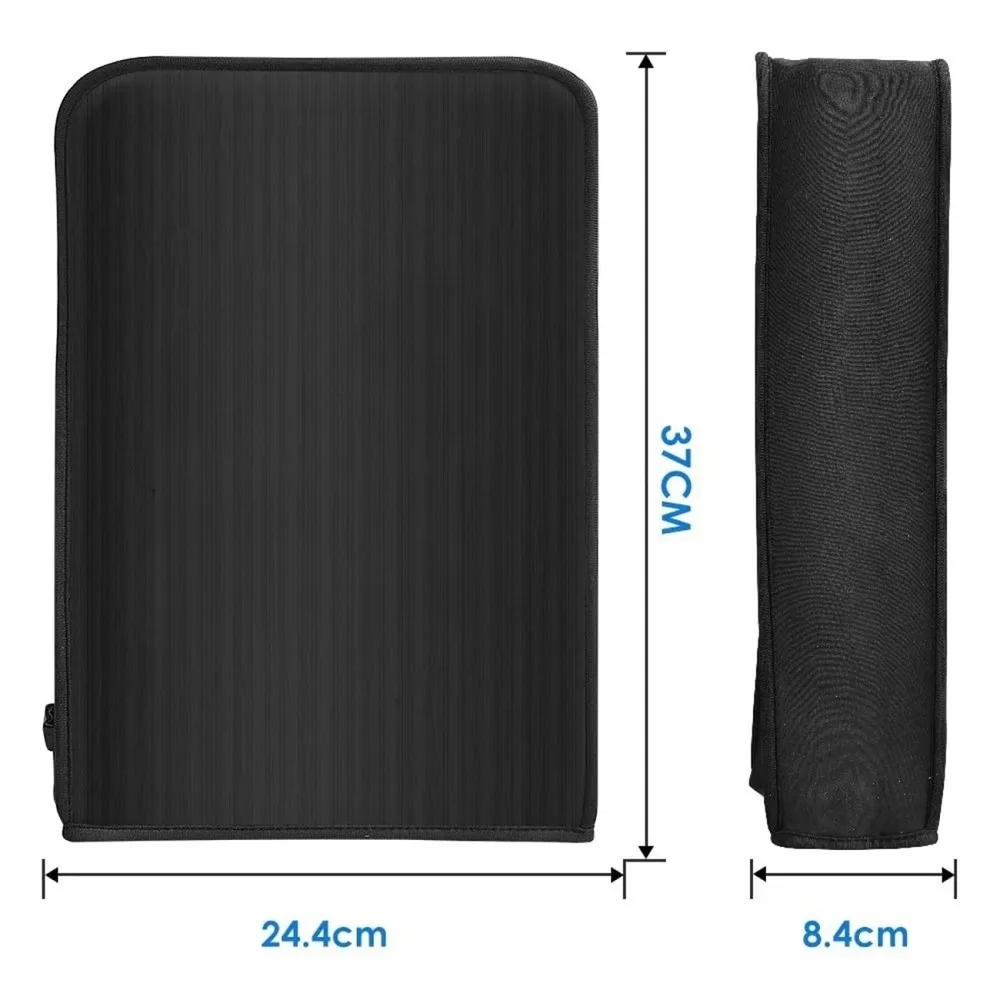 Capa De Proteção Antipoeira Para Playstation 5 Slim Digital E Ulta Preta